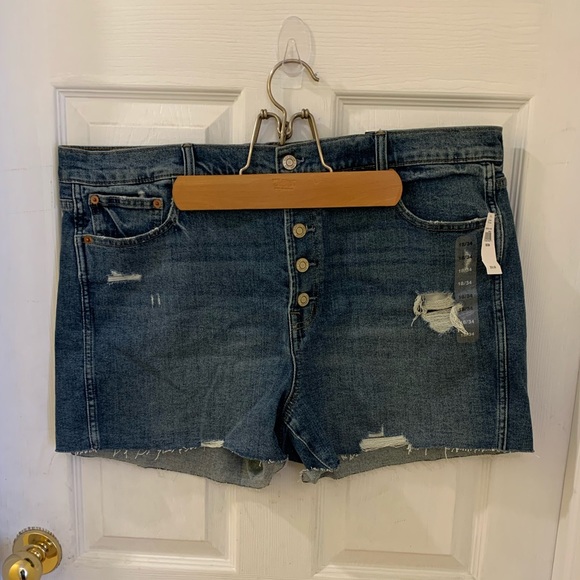 GAP Pants - 2/$20 Denim High Rise Button-Down shorts